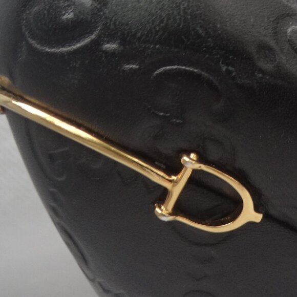 GUCCI GG Logo Guccisima Monogram Pumps Peep Toe 39.5/9 US, Horsebit heel ITALY - Picture 10 of 12